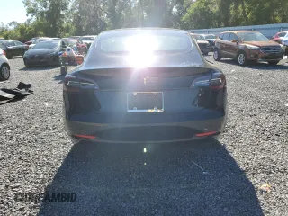 2022 Tesla Model 3 with VIN 5YJ3E1EA5NF102554, listed as a Copart auction lot 53195075 with 62,453 mi miles and Salvage Title. Bid and sale history available at DreamBid. Image 6.