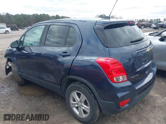2019 Chevrolet Trax LS with VIN 3GNCJNSB4KL270755, listed as a IAAI auction lot 41738365 with 90,750 mi miles and . Bid and sale history available at DreamBid. Image 3.