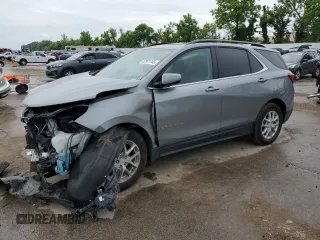 2023 Chevrolet Equinox LT с VIN 3GNAXKEG9PL124628, выставлен на аукционе Copart как лот 57971745 с пробегом 28 746 миль миль и Списание • Salvage title. История ставок и продаж доступна на DreamBid. Изображение 1.