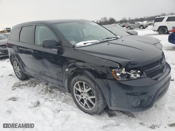 2016 Dodge Journey R/T with VIN 3C4PDCEG6GT241228, listed as a Copart auction lot 45486765 with 152,805 mi miles and Salvage Title. Bid and sale history available at carsss.com. Image 4.