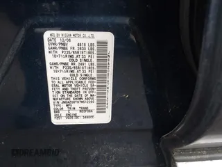 2007 Nissan Murano S с VIN JN8AZ08T97W512280, выставлен на аукционе IAAI как лот 41985374 с пробегом 174 754 миль миль и . История ставок и продаж доступна на DreamBid. Изображение 9.