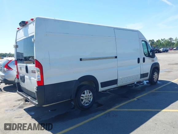 2019 Ram ProMaster Cargo with VIN 3C6URVJG5KE508028, listed as a IAAI auction lot 42090727 with 189,106 mi miles and . Bid and sale history available at carsss.com. Image 4.