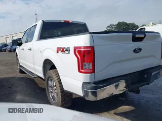 2016 Ford F-150 XLT with VIN 1FTFW1EG9GFC01505, listed as a IAAI auction lot 41534892 with 156,150 mi miles. Bid and sale history available at carsss.com. Image 3.