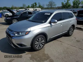 2020 Mitsubishi Outlander ES z VIN JA4AZ3A32LZ029711, wystawiony jako Copart lot #54848295 z przebiegiem 161 947 mil mil oraz Szkoda całkowita • Salvage title. Historia ofert i sprzedaży dostępna na DreamBid. Obrazek 1.