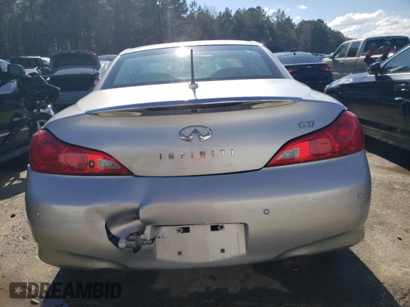 2012 Infiniti G37 Convertible with VIN JN1CV6FE7CM201673, listed as a Copart auction lot 86510634 with 140,067 mi miles and Salvage Title. Bid and sale history available at carsss.com. Image 6.