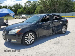 2013 Buick Regal Turbo Premium 1 with VIN 2G4GS5EV3D9221173, listed as a Copart auction lot 61904305 with 144,600 mi miles and Salvage title. Bid and sale history available at DreamBid. Image 1.