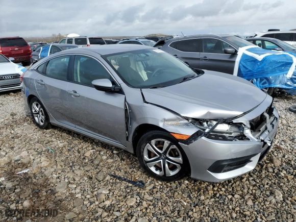 2016 Honda Civic Sedan LX with VIN 2HGFC2F54GH533654, listed as a Copart auction lot 51474385 with 99,147 mi miles and Salvage Title. Bid and sale history available at carsss.com. Image 4.