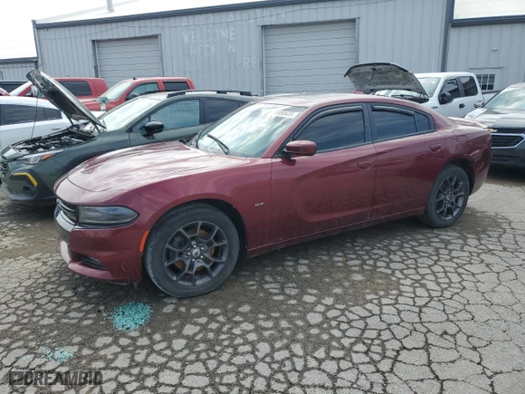 2018 Dodge Charger GT with VIN 2C3CDXJG5JH222251, listed as a Copart auction lot 46050435 with 0 mi miles and Salvage Title. Bid and sale history available at carsss.com. Image 1.