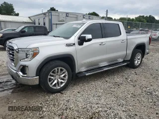 2022 GMC Sierra 1500 SLT with VIN 3GTU9DED0NG198771, listed as a Copart auction lot 61208645 with 32,837 mi miles and Salvage title. Bid and sale history available at DreamBid. Image 1.
