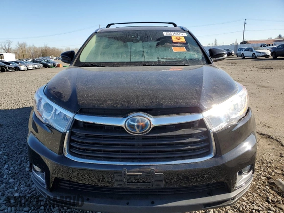 2015 Toyota Highlander Limited with VIN 5TDDCRFH6FS010841, listed as a Copart auction lot 89316875 with 75,873 mi miles and Salvage title. Bid and sale history available at DreamBid. Image 5.