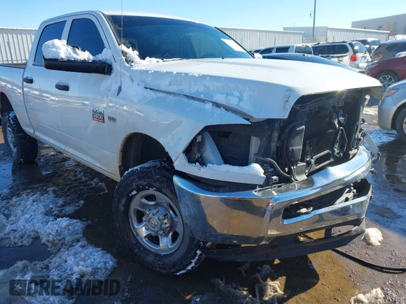 2012 Ram 2500 ST Power Wagon with VIN 3C6TD5CT2CG272593, listed as a IAAI auction lot 41287991 with 202,908 mi miles. Bid and sale history available at carsss.com. Image 1.