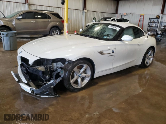 2015 BMW Z4 sDrive28i z VIN WBALL5C59FP557592, wystawiony jako Copart lot #56666655 z przebiegiem 83 377 mil mil oraz Szkoda całkowita • Salvage title. Historia ofert i sprzedaży dostępna na DreamBid. Obrazek 1.