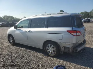 2012 Nissan Quest S with VIN JN8AE2KP7C9044450, listed as a Copart auction lot 63856164 with 133,727 mi miles and Salvage Title. Bid and sale history available at carsss.com. Image 2.