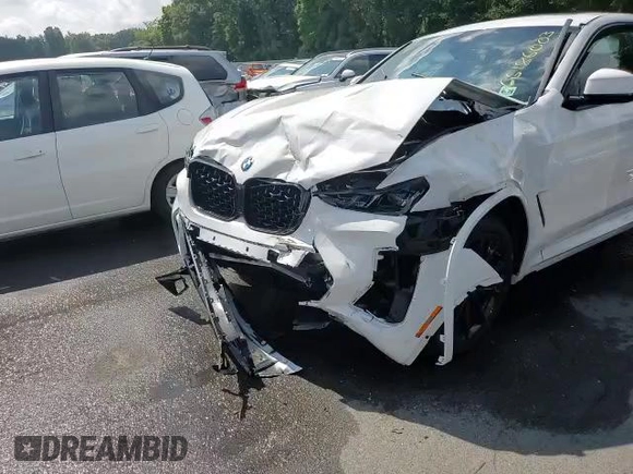 2023 BMW X4 xDrive30i with VIN 5UX33DT04P9S86799, listed as a Copart auction lot 66186003 with 0 mi miles. Bid and sale history available at carsss.com. Image 12.