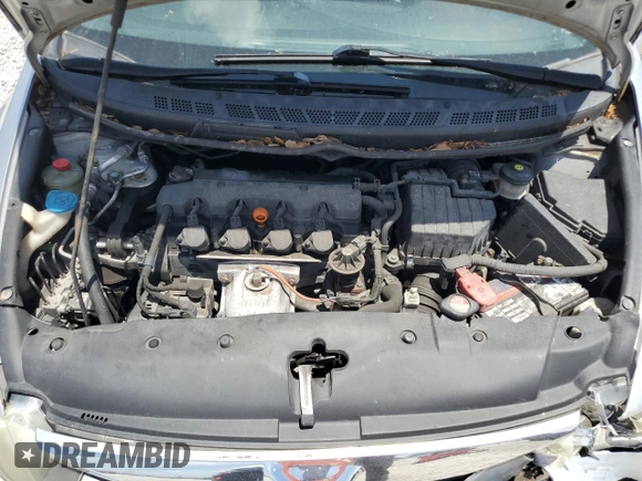 2010 Honda Civic LX with VIN 2HGFA1F54AH326835, listed as a Copart auction lot 55992885 with 78,004 mi miles and Salvage Title. Bid and sale history available at DreamBid. Image 11.