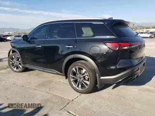 2024 Infiniti QX60 Luxe с VIN 5N1DL1FR3RC355370, выставлен на аукционе Copart как лот 42385795 с пробегом 7 394 миль миль и Списание • Salvage title. История ставок и продаж доступна на DreamBid. Изображение 2.