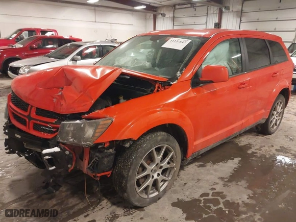 2018 Dodge Journey GT with VIN 3C4PDDEG9JT324939, listed as a IAAI auction lot 41257847 with NaN miles. Bid and sale history available at carsss.com. Image 2.