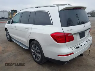 2016 Mercedes-Benz GL with VIN 4JGDF6EE7GA673861, listed as a IAAI auction lot 41803302 with 74,670 mi miles. Bid and sale history available at carsss.com. Image 3.