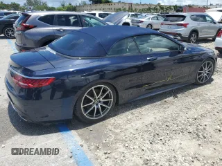 2019 Mercedes-Benz S-Class S 560 with VIN WDDXK8DB4KA038059, listed as a Copart auction lot 63028734 with 40,327 mi miles and Non Repairable. Bid and sale history available at carsss.com. Image 3.