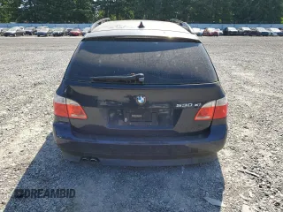 2007 BMW 5 Series 530xi with VIN WBANN73567CN04968, listed as a Copart auction lot 61217315 with 98,153 mi miles and Salvage title. Bid and sale history available at DreamBid. Image 6.