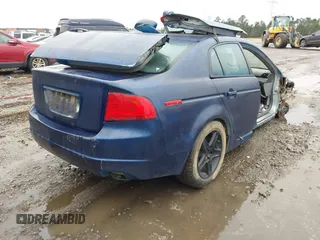 2005 Acura TL with VIN 19UUA66245A081064, listed as a IAAI auction lot 41439284 with 1 mi miles. Bid and sale history available at carsss.com. Image 4.