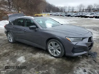 2021 Acura TLX w/Technology Package with VIN 19UUB6F48MA001374, listed as a Copart auction lot 44976495 with 31,888 mi miles and Salvage Title. Bid and sale history available at carsss.com. Image 4.