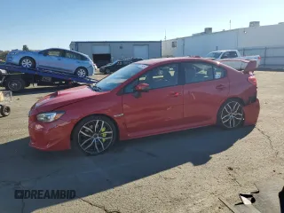 2021 Subaru WRX STI with VIN JF1VA2E63M9805896, listed as a Copart auction lot 84104264 with 68,657 mi miles and Salvage Title. Bid and sale history available at carsss.com. Image 1.