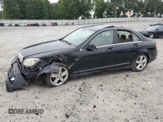 2010 Mercedes-Benz C 300 Sport with VIN WDDGF5EB2AF373842, listed as a Copart auction lot 58623725 with 129,772 mi miles and Salvage title. Bid and sale history available at DreamBid. Image 1.
