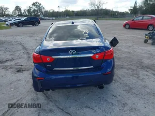 2016 Infiniti Q50 Red Sport 400 with VIN JN1FV7AR9GM451838, listed as a IAAI auction lot 41679235 with Not Provided miles and . Bid and sale history available at DreamBid. Image 15.