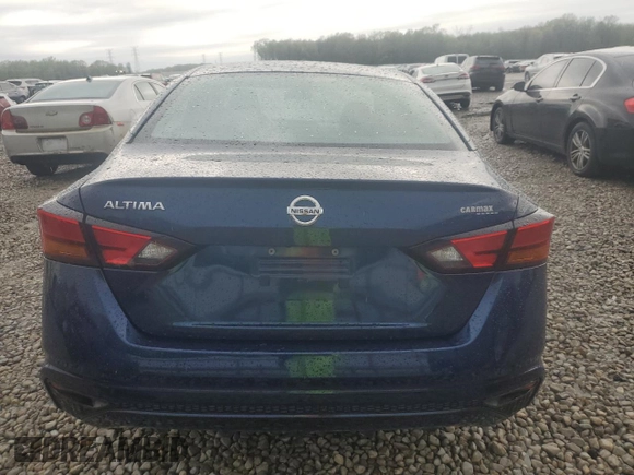2022 Nissan Altima 2.5 S with VIN 1N4BL4BV6NN420247, listed as a Copart auction lot 50211945 with 46,323 mi miles and Salvage Title. Bid and sale history available at carsss.com. Image 6.