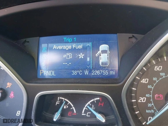 2013 Ford Focus SE with VIN 1FADP3K25DL302844, listed as a IAAI auction lot 42030154 with 226,755 mi miles. Bid and sale history available at carsss.com. Image 7.