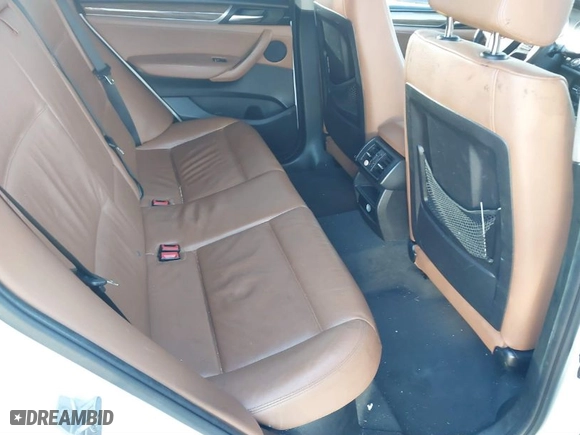 2015 BMW X3 sDrive28i with VIN 5UXWZ7C5XF0F75605, listed as a IAAI auction lot 41458124 with 155,927 mi miles. Bid and sale history available at carsss.com. Image 8.