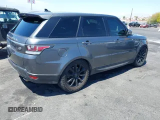 2015 Land Rover Range Rover Sport HSE with VIN SALWR2VF9FA537955, listed as a IAAI auction lot 42095693 with 109,165 mi miles. Bid and sale history available at carsss.com. Image 4.