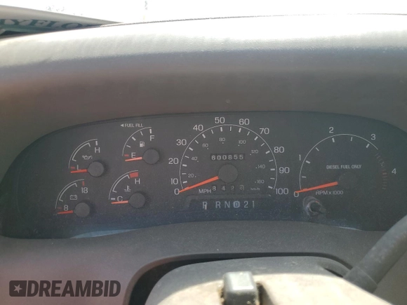 2001 Ford F-350 XL with VIN 1FTSX31F51EB27355, listed as a Copart auction lot 75587914 with 600,855 mi miles and Non Repairable. Bid and sale history available at DreamBid. Image 9.