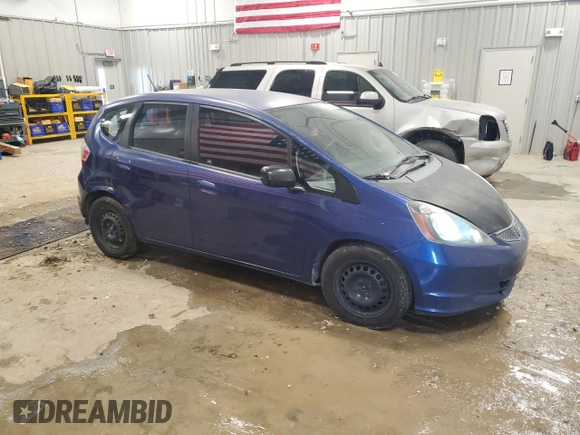 2009 Honda Fit with VIN JHMGE88229S044859, listed as a Copart auction lot 52742495 with 398,726 mi miles and Salvage Title. Bid and sale history available at carsss.com. Image 4.