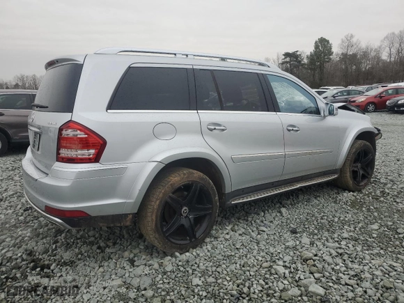 2011 Mercedes-Benz GL-Class GL 550 with VIN 4JGBF8GE3BA736981, listed as a Copart auction lot 43989995 with 112,074 mi miles and Salvage Title. Bid and sale history available at carsss.com. Image 3.