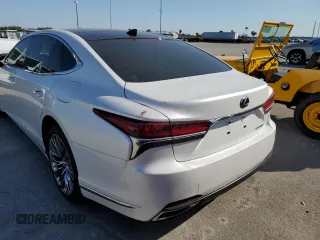 2018 Lexus LS with VIN JTHB5LFF3J5001251, listed as a Copart auction lot 75076534 with 25,700 mi miles and Salvage Title. Bid and sale history available at carsss.com. Image 6.