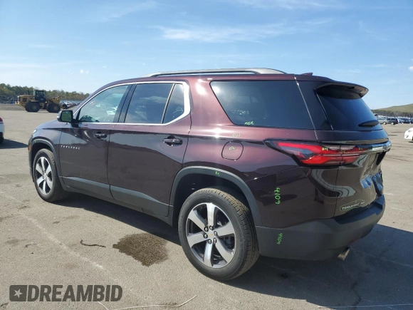 2022 Chevrolet Traverse LT Leather with VIN 1GNEVHKW4NJ110243, listed as a Copart auction lot 46263463 with 15,681 mi miles. Bid and sale history available at carsss.com. Image 2.