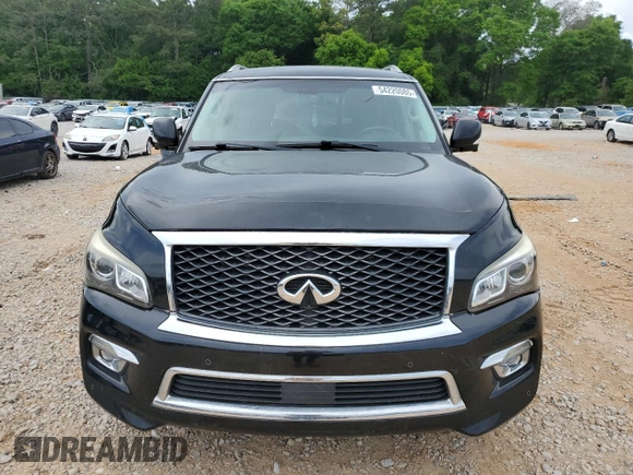 2015 Infiniti QX80 with VIN JN8AZ2NF6F9571598, listed as a Copart auction lot 54220085 with 207,891 mi miles and Clean Title. Bid and sale history available at DreamBid. Image 5.
