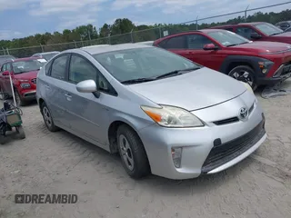 2012 Toyota Prius One with VIN JTDKN3DU1C5454144, listed as a IAAI auction lot 42136714 with Not Provided miles. Bid and sale history available at carsss.com. Image 1.