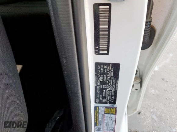 2019 Kia Forte LXS с VIN 3KPF24AD0KE022877, выставлен на аукционе Copart как лот 57824595 с пробегом 49 757 миль миль и Списание • Salvage title. История ставок и продаж доступна на DreamBid. Изображение 13.