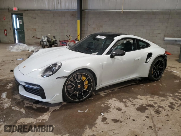 2021 Porsche 911 Turbo S with VIN WP0AD2A91MS257633, listed as a Copart auction lot 45396055 with Not Provided miles and Salvage Title. Bid and sale history available at DreamBid. Image 1.