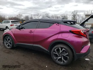 2018 Toyota C-HR XLE with VIN NMTKHMBX4JR011051, listed as a Copart auction lot 53029435 with 106,297 mi miles and Salvage Title. Bid and sale history available at carsss.com. Image 2.