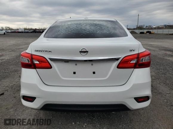 2018 Nissan Sentra S with VIN 3N1AB7APXJY333383, listed as a Copart auction lot 55269135 with 82,780 mi miles and Clean Title. Bid and sale history available at DreamBid. Image 6.