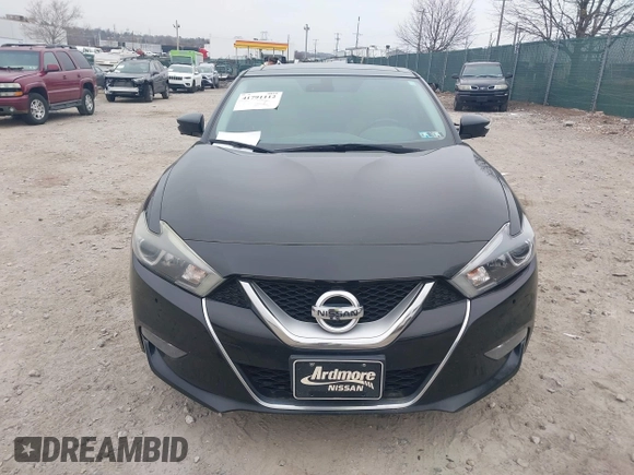 2016 Nissan Maxima SV with VIN 1N4AA6AP1GC403192, listed as a IAAI auction lot 41791112 with 153,633 mi miles and . Bid and sale history available at carsss.com. Image 6.
