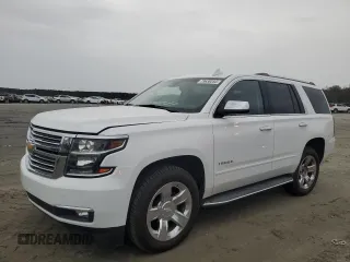 2020 Chevrolet Tahoe Premier with VIN 1GNSKCKC5LR114109, listed as a Copart auction lot 79630254 with 92,605 mi miles and Salvage title. Bid and sale history available at DreamBid. Image 1.