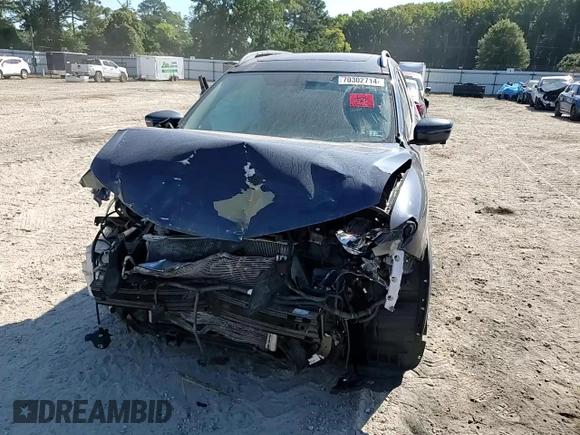 2016 Nissan Rogue SL with VIN 5N1AT2MV6GC759950, listed as a Copart auction lot 70302714 with Not Provided miles and Salvage Title. Bid and sale history available at DreamBid. Image 11.