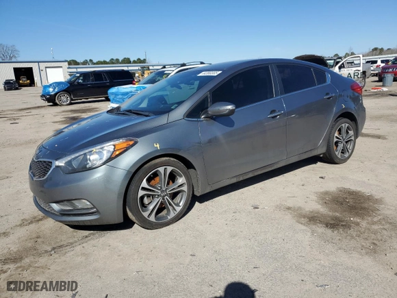 2015 Kia Forte EX with VIN KNAFX4A84F5262632, listed as a Copart auction lot 44366585 with 110,200 mi miles and Salvage Title. Bid and sale history available at carsss.com. Image 1.