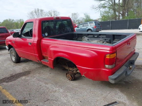 1998 Ford Ranger XL with VIN 1FTYR10C0WPA69117, listed as a IAAI auction lot 42004057 with 216,914 mi miles. Bid and sale history available at carsss.com. Image 3.
