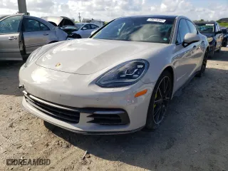 2018 Porsche Panamera 4S with VIN WP0AB2A73JL135379, listed as a Copart auction lot 49019382 with 25,443 mi miles. Bid and sale history available at carsss.com. Image 2.